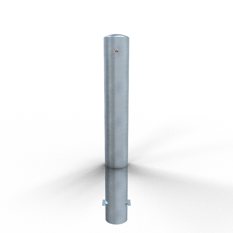 XXL Safety Steel Bollards Solid Ø 152 mm Steel-galvanized Root-fixed 40151