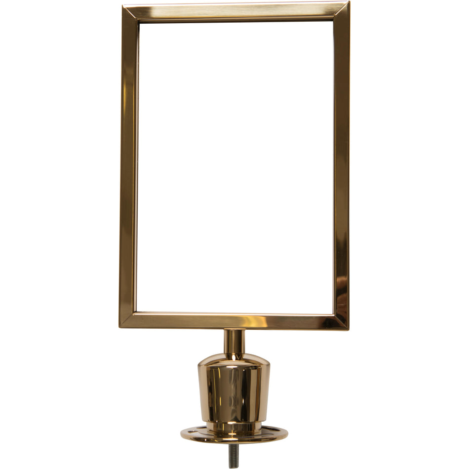 Skiltramme –Crown Top– for Flexibarrier tauavsperringsstolper