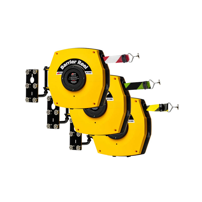 Uttrekkbar sikkerhetsavspærring –Barrier Reel Magnet- kraftig bånd med magnet (15 – 25 meter)