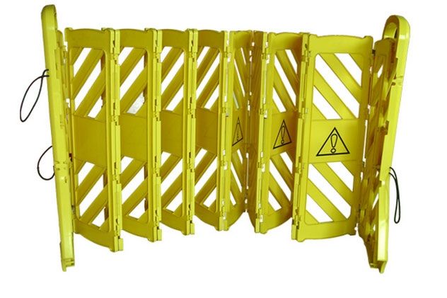 Flexibarrier - Bærbar og Ekspanderende barriere - med hjul (4m)