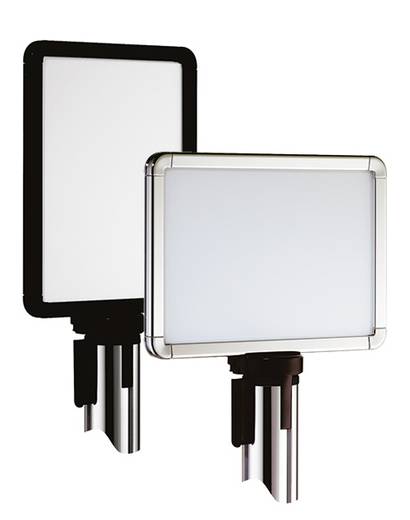 Skiltramme A4/ A3 for Beltrac beltestolper (Outdoor/Route)