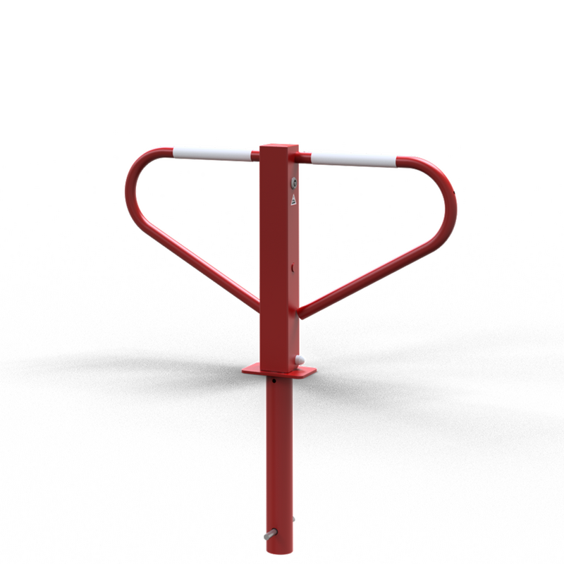 Bilparkering Barriere Sammenleggbar med Triangulær Lås