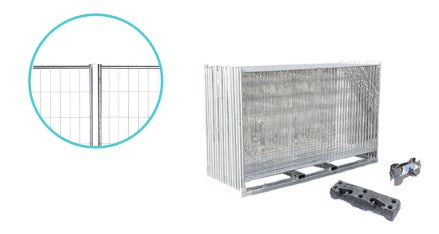 Byggegjerde Standard Original – komplett pakke (105 m)