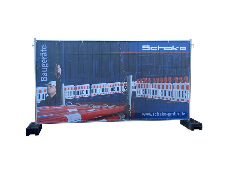 Byggeplassgjerde Presenning – Individuell Trykk (3,50 × 2,00 m)