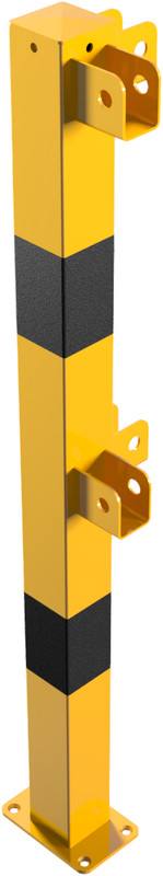 Beskyttelsesrekkverk - Brooklyn - for boltfeste 70x70mm (modulær)