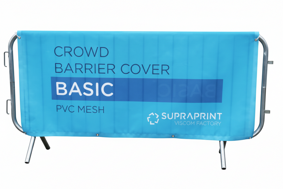 Foldebarriere Deksel – Mesh PVC – 200 × 80 cm – Tilpasset Trykk