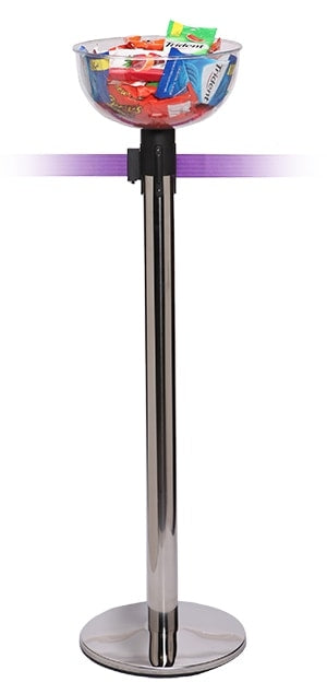 Utstillingsskål for FlexiBarrier Støtter