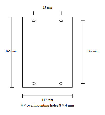 FlexiBarrier Veggmontert avsperringsbånd – Basic 1050 – (10 meter bånd)