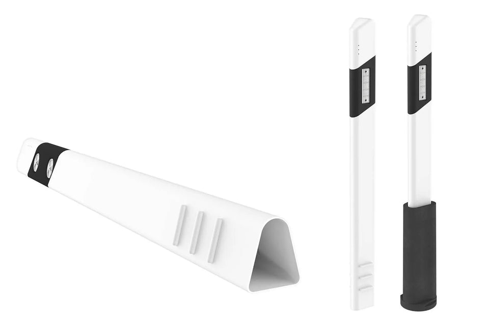 Vegstolpe - LP 621 - 160 cm med reflektorer i klasse 2
