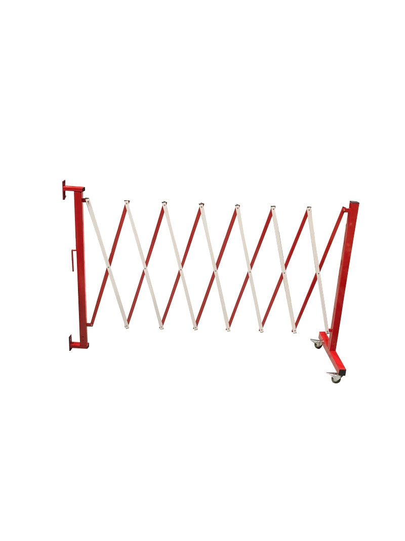 Flexibarrier -Saksegrind- Veggmontert med hjul (3,6 m)