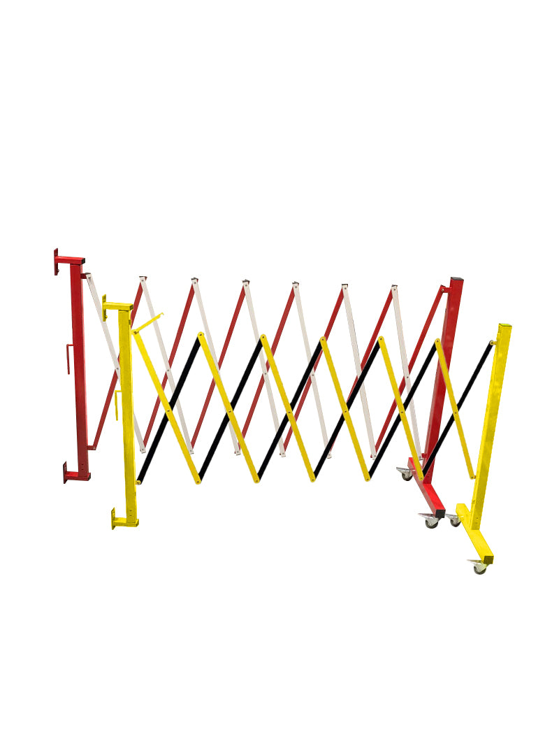 Flexibarrier -Saksegrind- Veggmontert med hjul (3,6 m)