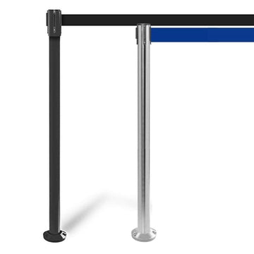 FlexiBarrier Belt Stanchion -Pro Fixed- (3,4m eller 4,9m bånd)