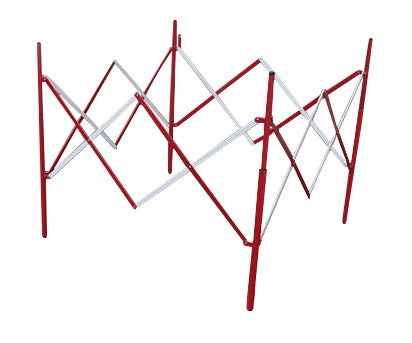 Sammenleggbar nytte-/kumbarriere i stål (1,3x1,3m)