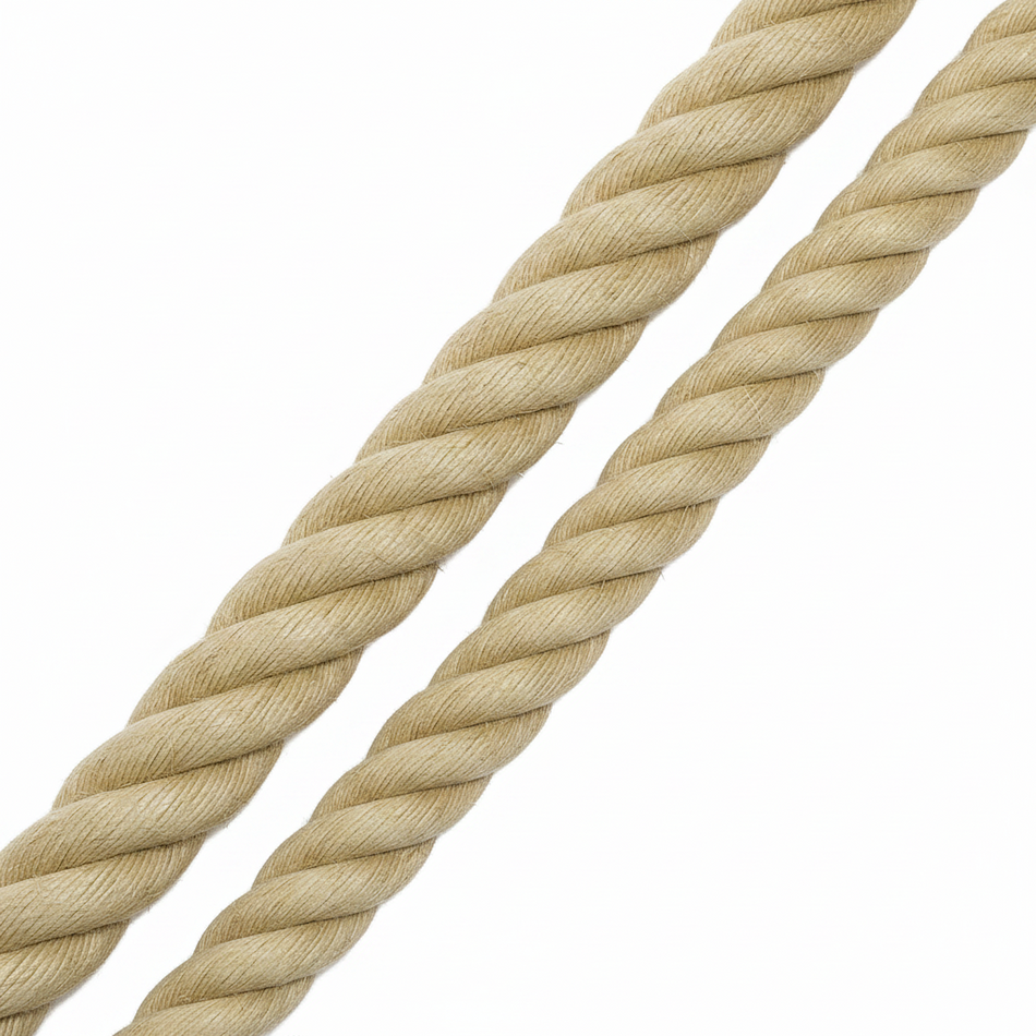 Sperretau – Hamp (Polyhemp/Spleitex) – Kappet etter mål (uten karabinkroker)