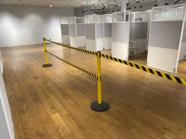 FlexiBarrier Køordner med rullebånd -Basic Twin- (2 x 3m bånd)