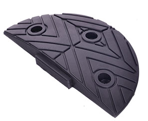 Svart hjørneelement (250mm)