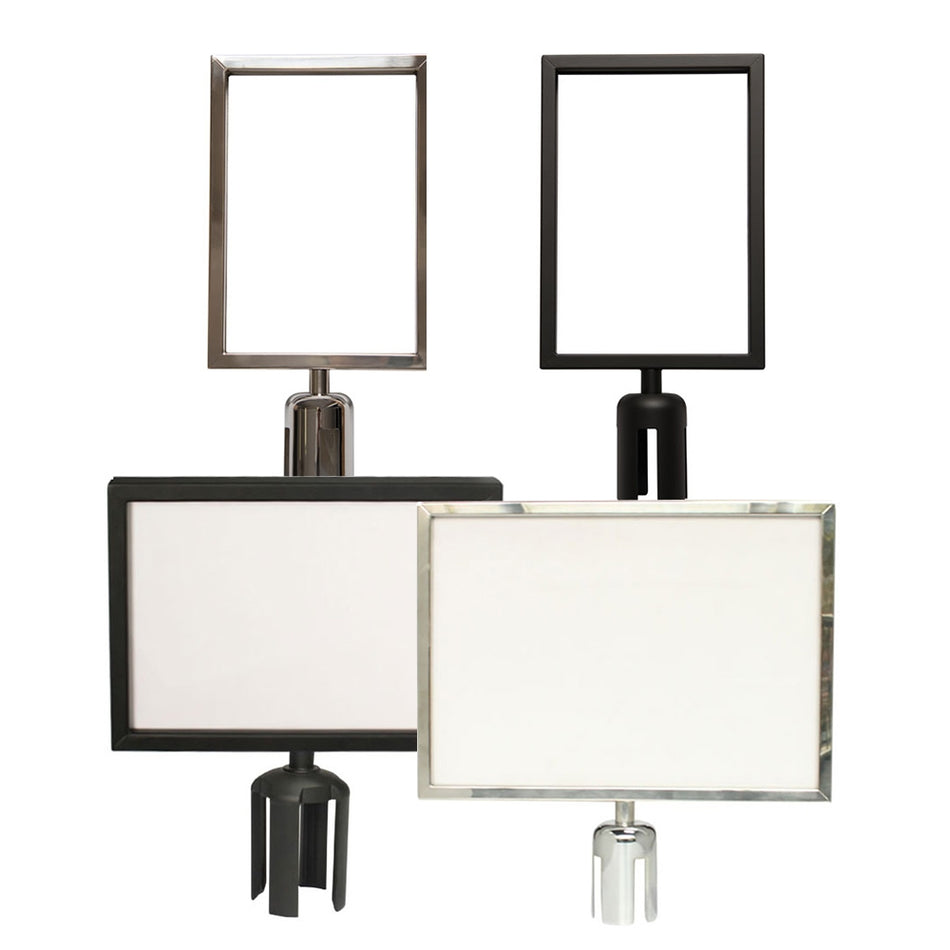 Skiltramme A4/ A3 for Flexibarrier (Eco / Basic 300 / Outdoor 250 / Pro 250 / Safety 250)