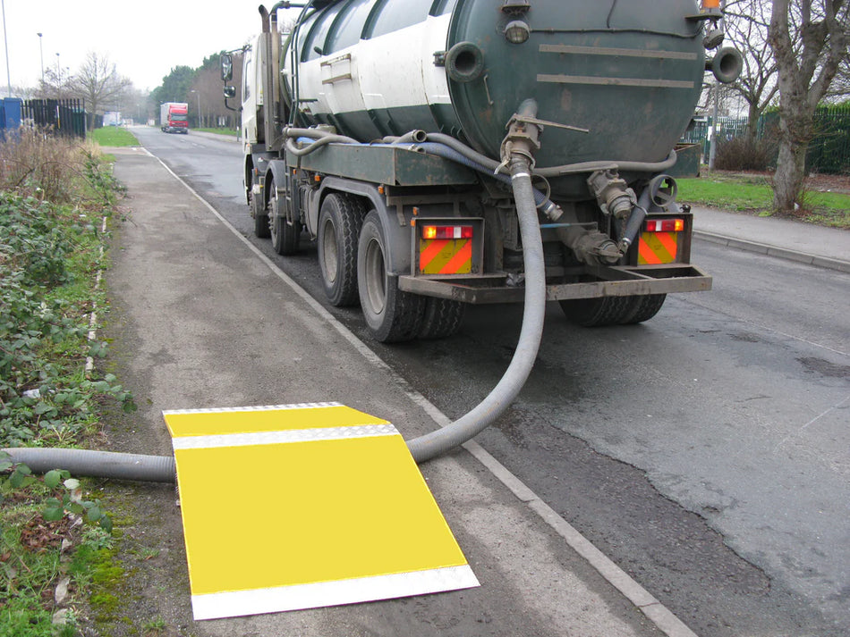 Fotgjenger Slange- og Kabelrampe (2080 x 995 x 235 mm)