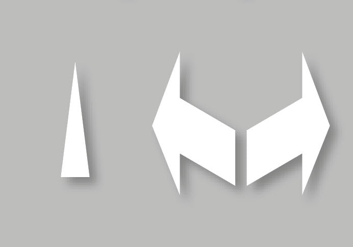 PREMARK® - Symbol (Pilhuvud rak, vänster, höger)