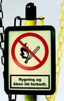 Skilt-holder for plastposter