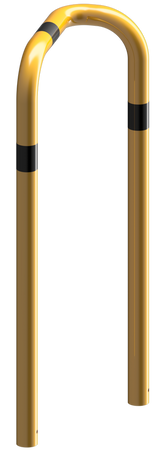 Påkjøringsbøyle - Solid - 90° Ensidig, Dyp Versjon