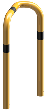 Påkjøringsbøyle - Solid - 90° Ensidig, Dyp Versjon