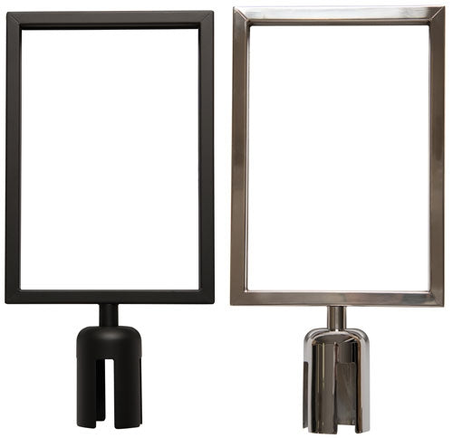 Skiltramme A4/ A3 for Flexibarrier (Basic 500 / Outdoor 550 / Pro 550 / Safety 550)