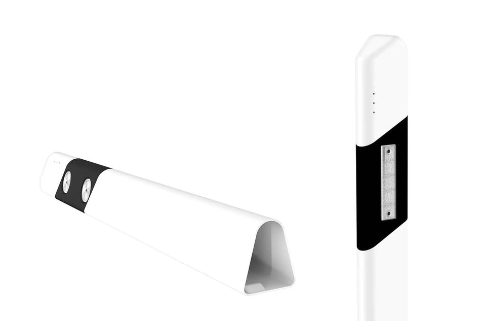Vegstolpe - LP 621 - 160 cm med reflektorer i klasse 2