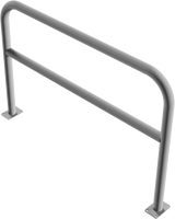 Bøyler av stålrør Ø 60 mm, med tverrstang