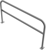 Bøyler av stålrør Ø 60 mm, med tverrstang