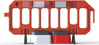 Ekstra vekt for plastbeskyttelsesbarriere -Stopp-