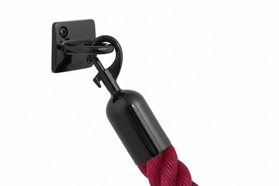 Veggfeste for sperretau med klikklås