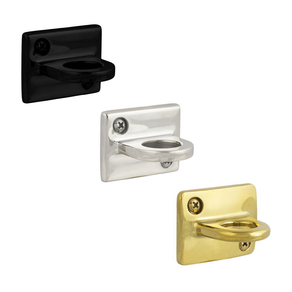 Veggfeste for sperretau med klikklås