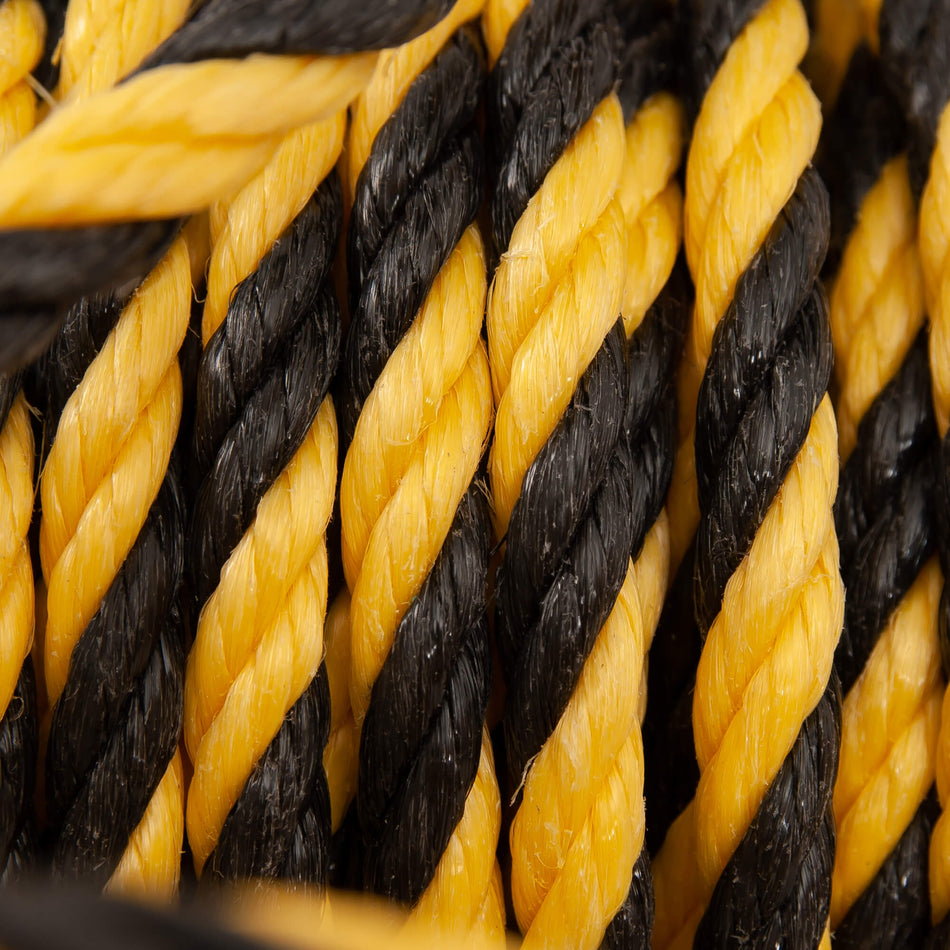 Varseltau – Ø10mm x 25m, Gul/Svart