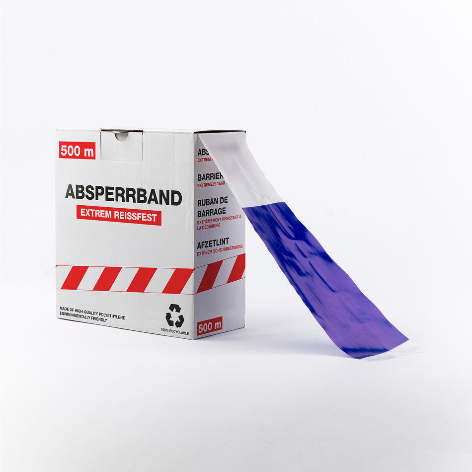 Sperrebånd – Ekstremt Rivesterk – 500m x 80mm (Dobbeltsidig Trykk)